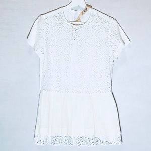 No. 21 White Lace Blouse